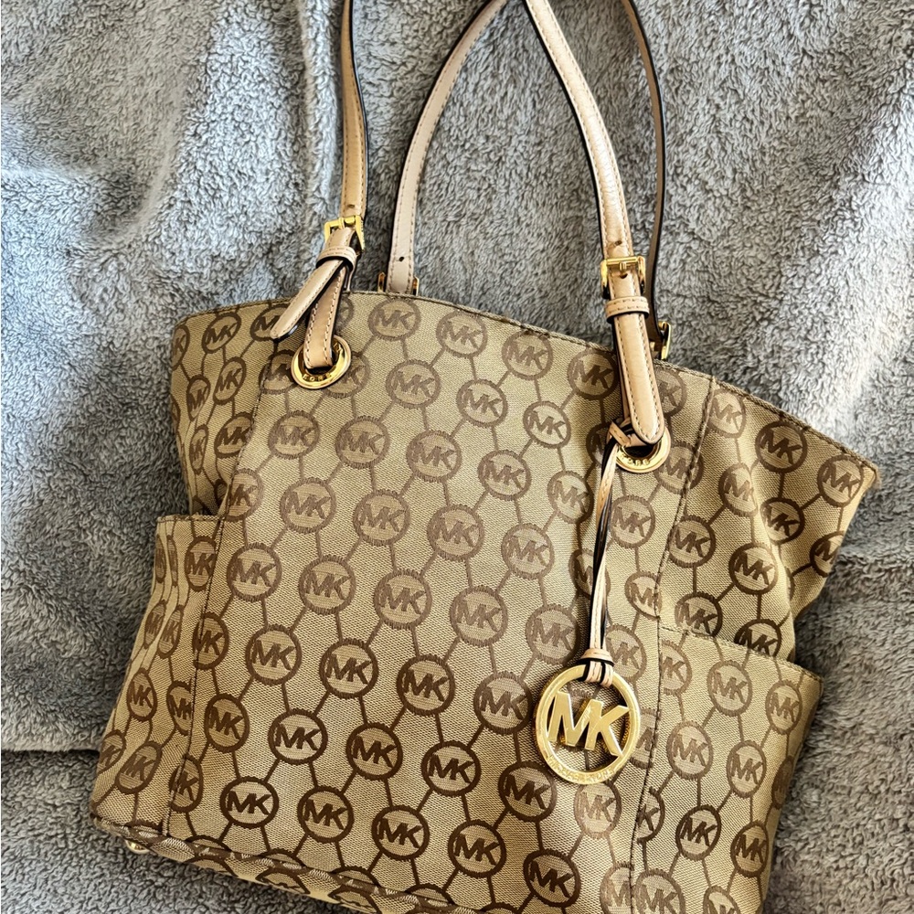 Michael Kors Brown Logo Tote
